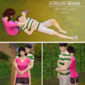 sims 4 romantic poses from korean drama