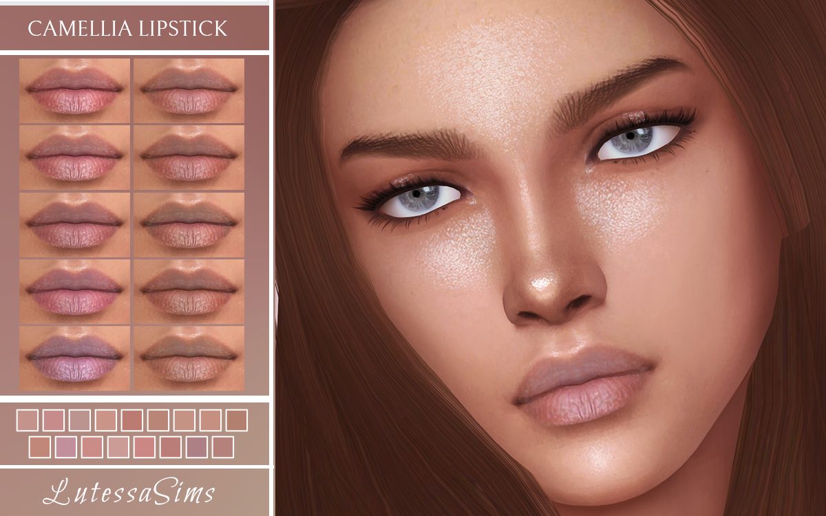 Sims 4 Lipstick for tan skins