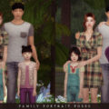 sims 4 family poses with two kids