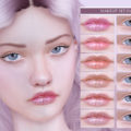 sims 4 glossy lipstick and eyeliner