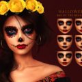 sims 4 day of the dead mask cc