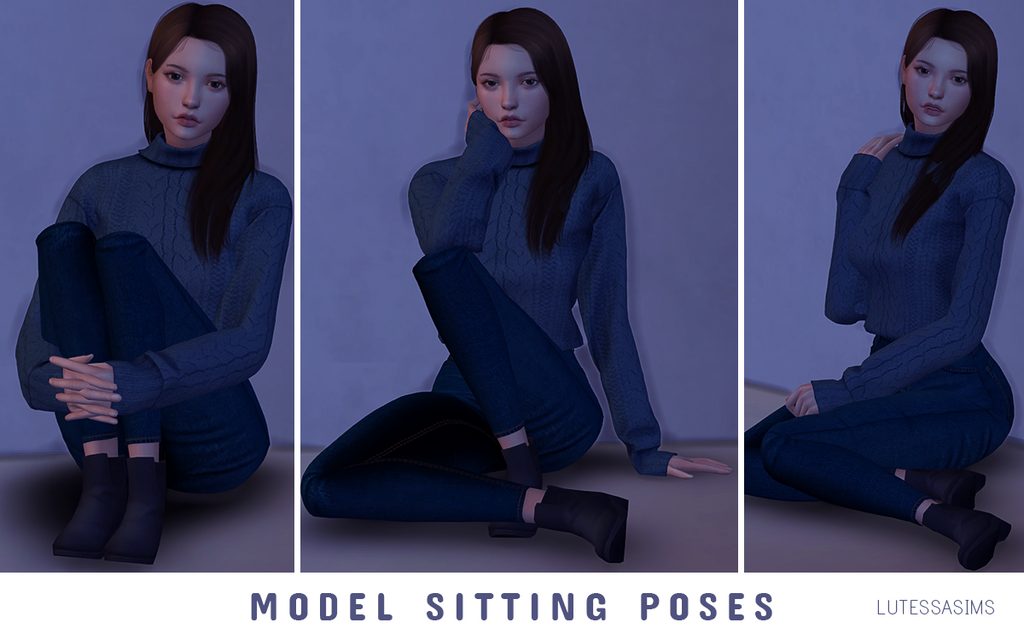 Model posing while sitting - PixaHive