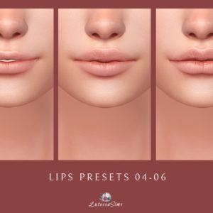 sims 4 lips presets for female