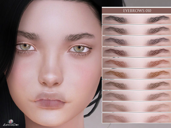 sims 4 wide eyebrows cc for female and male
