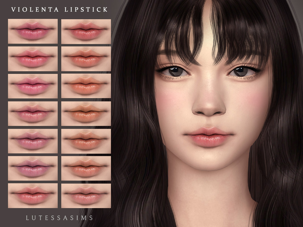sims 4 natural lipstick cc