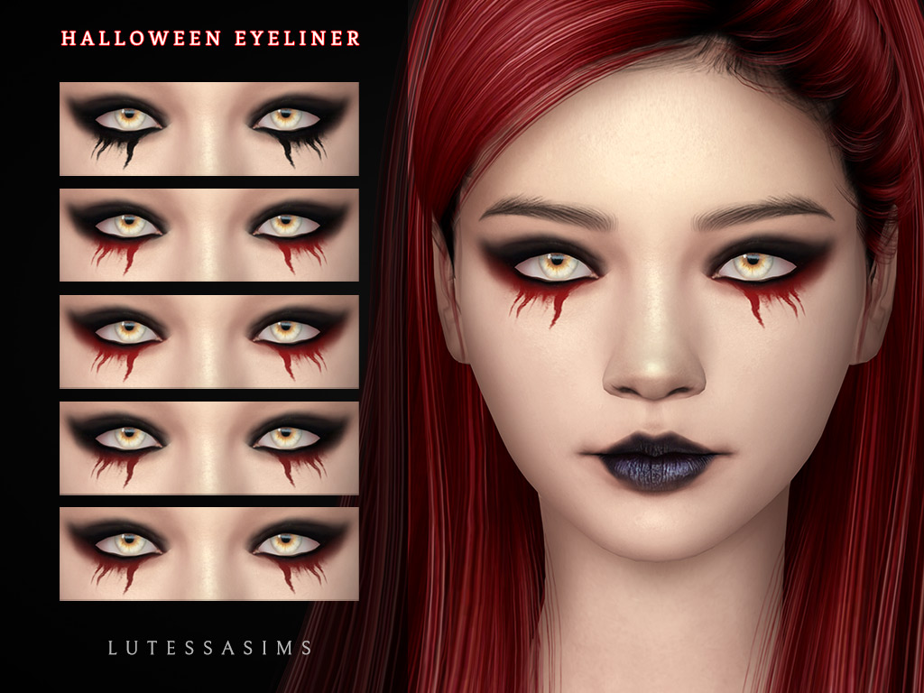 sims 4 halloween makeup cc