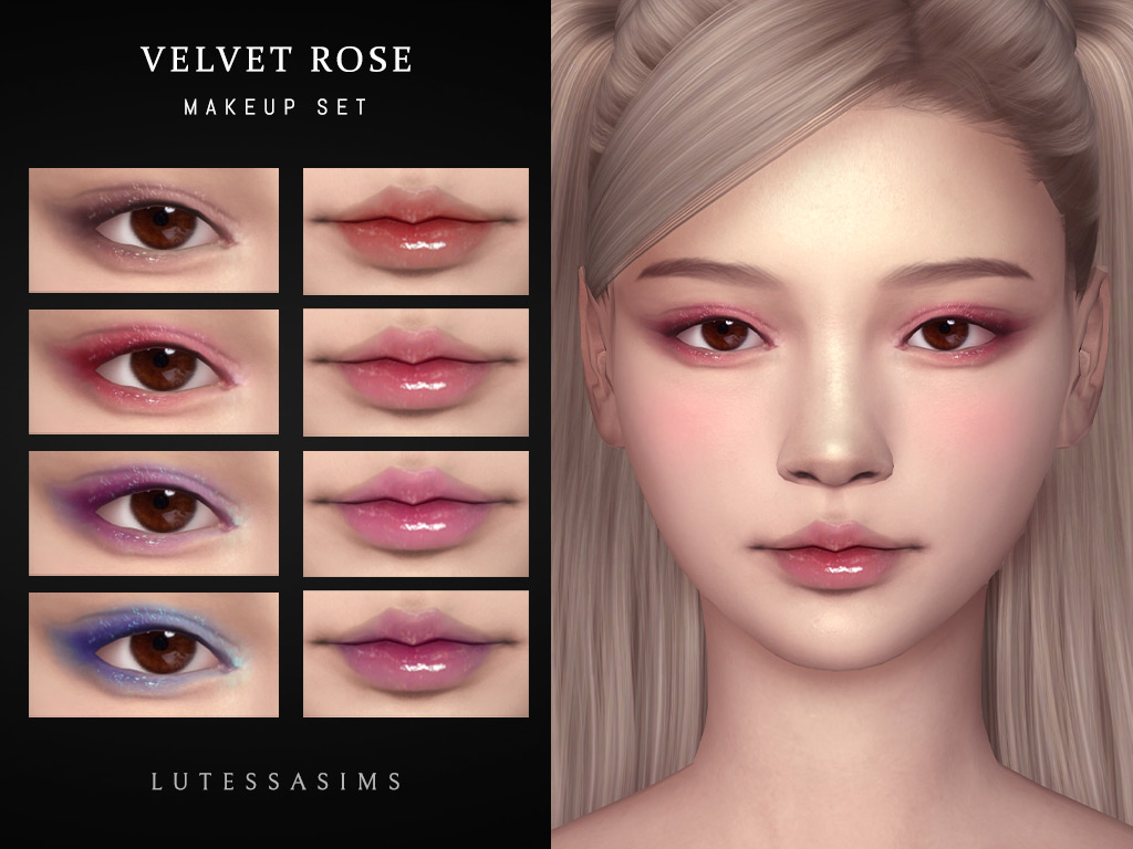 sims 4 romantic makeup set cc