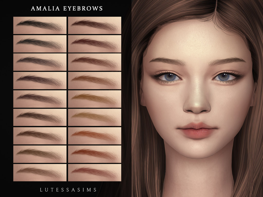 sims 4 natural eyebrows