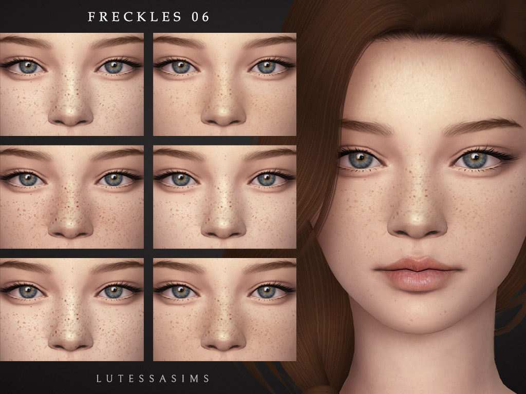 sims 4 face freckles cc