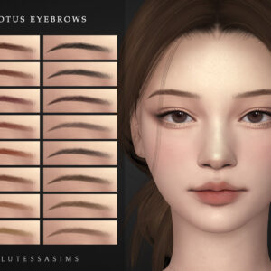 sims 4 delicate eyebrows cc
