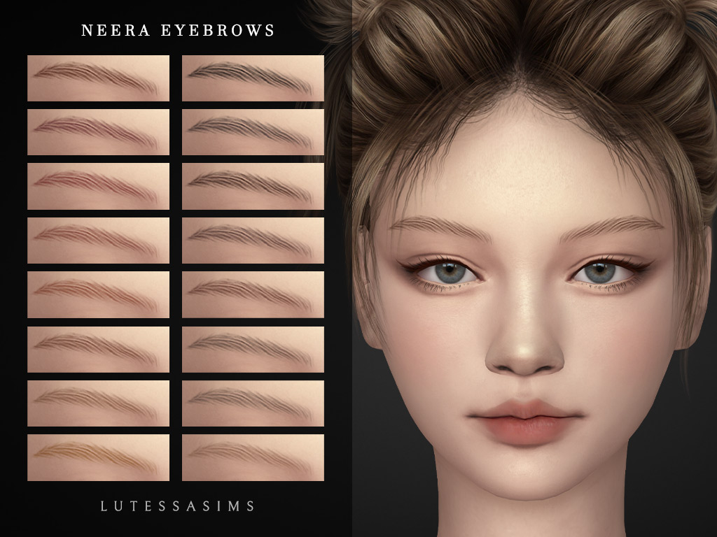 sims 4 natural eyebrows cc